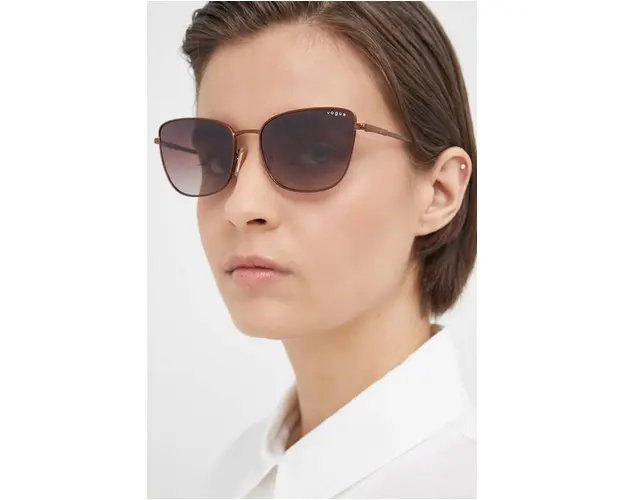VOGUE ochelari de soare femei, culoarea maro, 0VO4308S