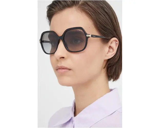 VOGUE ochelari de soare femei, culoarea negru, 0VO5561S