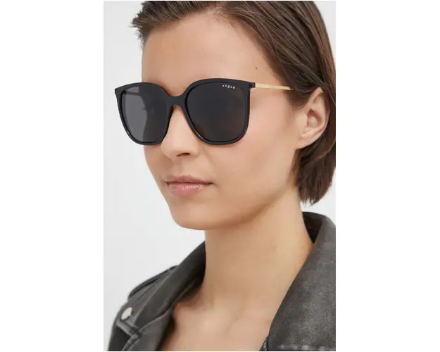 VOGUE ochelari de soare femei, culoarea negru, 0VO5564S