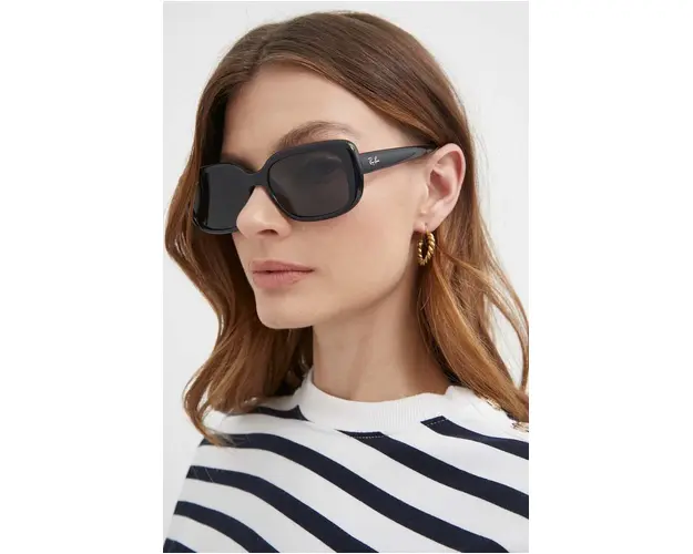 Ray-Ban ochelari de soare femei, culoarea negru, 0RB4421D