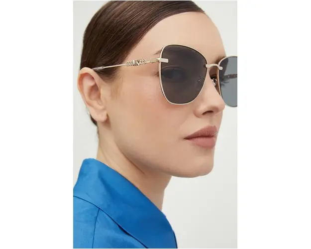 Michael Kors ochelari de soare BEIJING femei, culoarea auriu, 0MK1158D