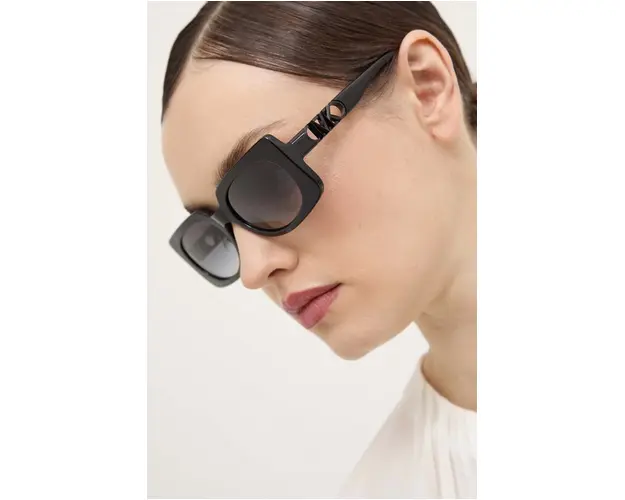 Michael Kors ochelari de soare BORDEAUX femei, culoarea negru, 0MK2215