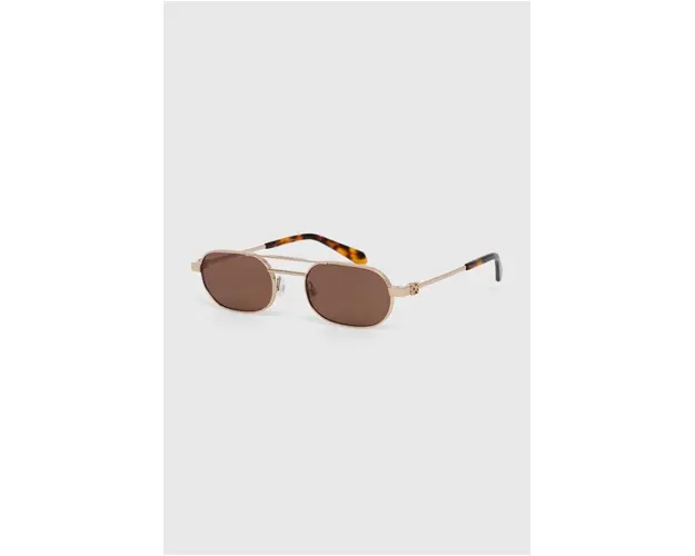 Off-White ochelari de soare femei, culoarea maro, OERI123_557664