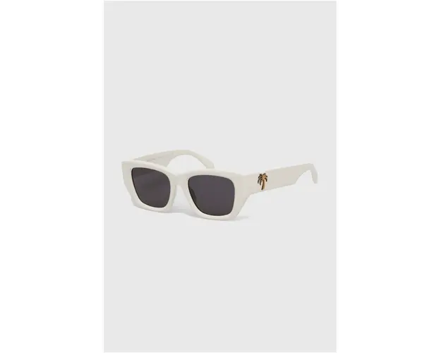 Palm Angels ochelari de soare femei, culoarea alb, PERI034_510107