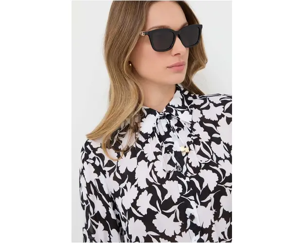 Gucci ochelari de soare femei, culoarea negru