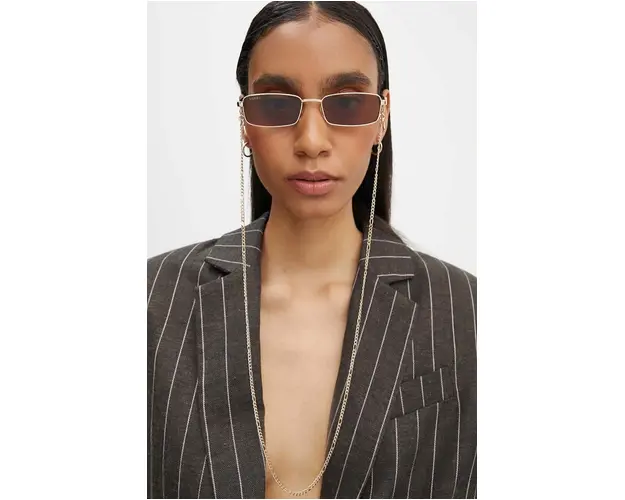 Gucci ochelari de soare femei, culoarea maro, GG1600S