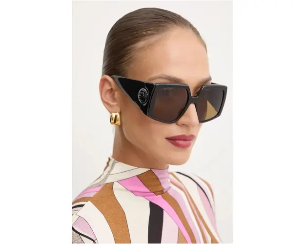Etro ochelari de soare femei, culoarea negru, ETRO 0038/S