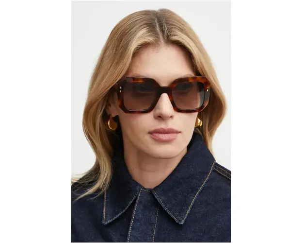 Isabel Marant ochelari de soare femei, culoarea maro, IM 0190/G/S