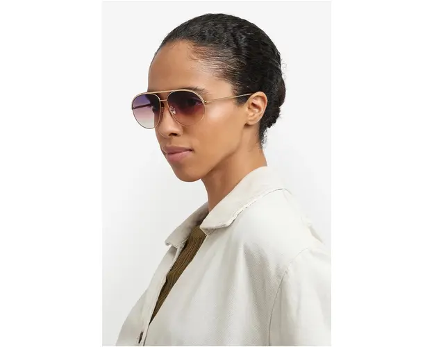 Isabel Marant ochelari de soare femei, culoarea auriu, IM 0200/S