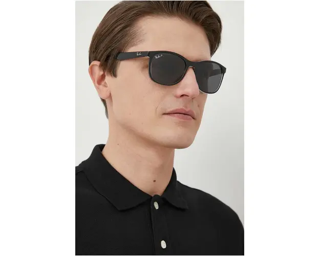 Ray-Ban ochelari de soare barbati, culoarea negru