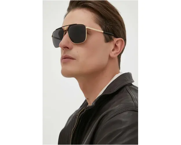 Versace ochelari de soare barbati, culoarea negru