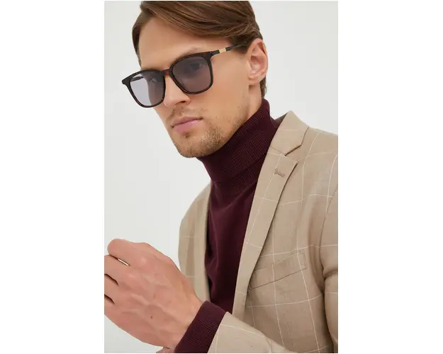 Gucci ochelari de soare barbati, culoarea maro
