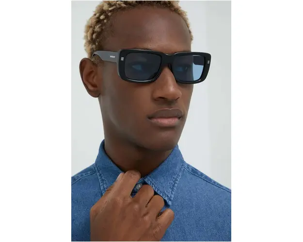 Burberry ochelari de soare barbati, culoarea negru