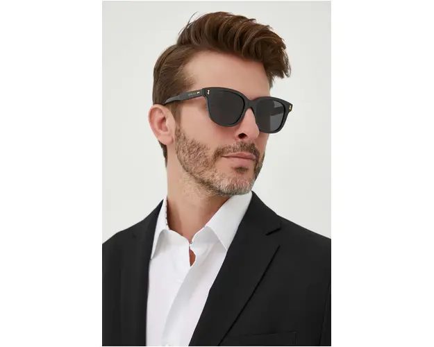 Gucci ochelari de soare barbati, culoarea negru