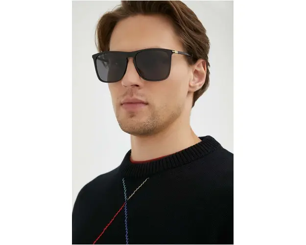 Gucci ochelari de soare barbati, culoarea negru