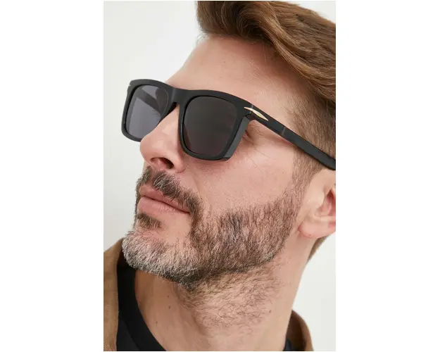 David Beckham ochelari de soare barbati, culoarea negru
