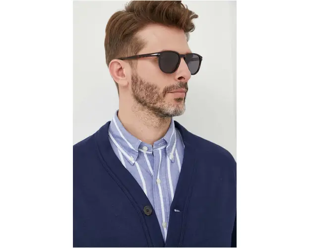 David Beckham ochelari de soare barbati, culoarea maro