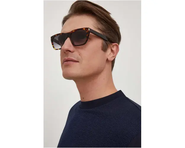 Saint Laurent ochelari de soare barbati, culoarea maro