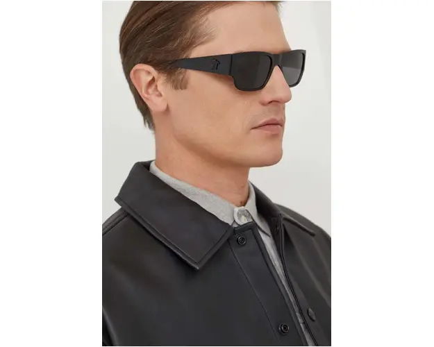 Versace ochelari de soare barbati, culoarea negru