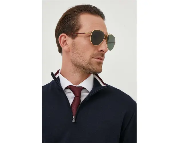 VOGUE ochelari de soare barbati, culoarea verde