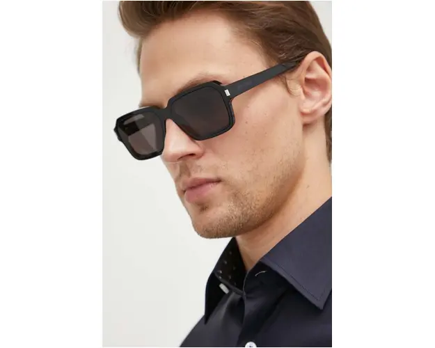 Saint Laurent ochelari de soare barbati, culoarea negru