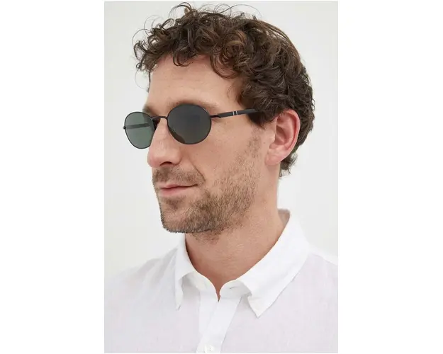 Persol ochelari de soare IDA barbati, culoarea negru, 0PO1018S