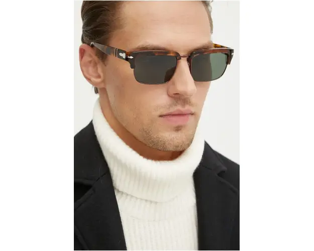 Persol ochelari de soare barbati, culoarea maro, 0PO3354S