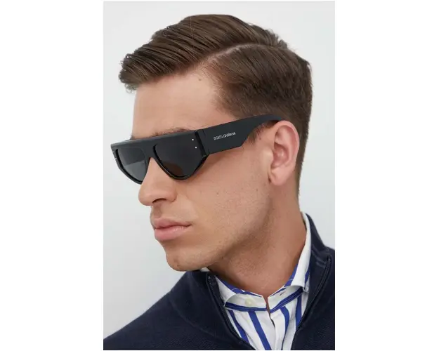 Dolce & Gabbana ochelari de soare barbati, culoarea negru