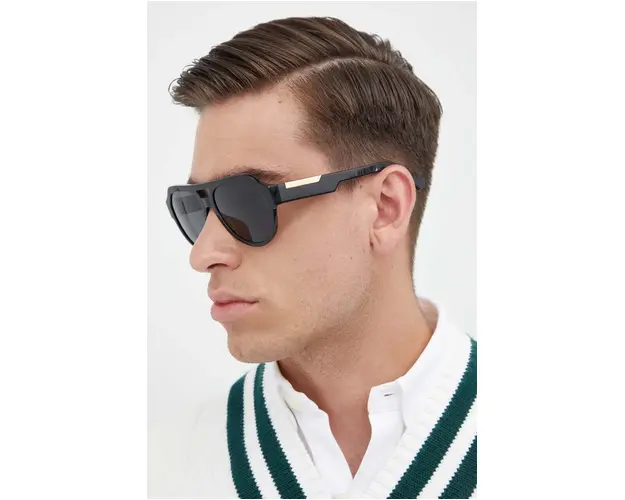 Dolce & Gabbana ochelari de soare barbati, culoarea negru