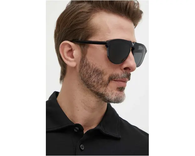 Burberry ochelari de soare barbati, culoarea negru, 0BE4417U