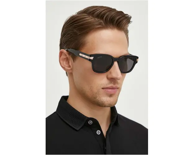 Gucci ochelari de soare barbati, culoarea negru