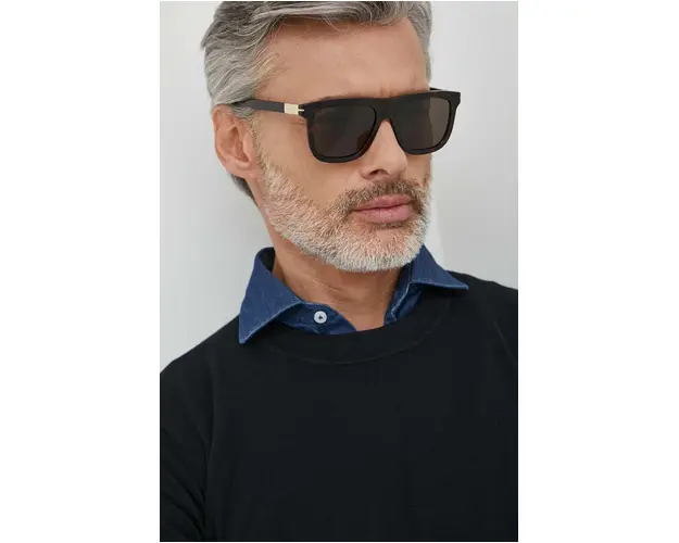 Gucci ochelari de soare barbati, culoarea negru, GG1502S