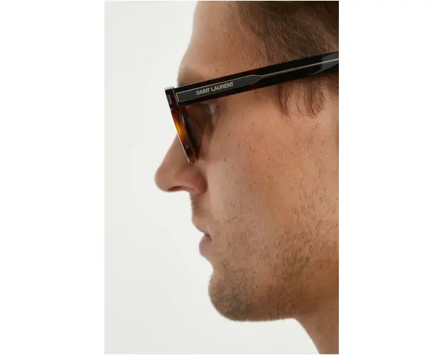 Saint Laurent ochelari de soare barbati, culoarea maro