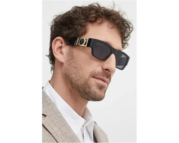 Versace ochelari de soare barbati, culoarea negru, 0VE4416U