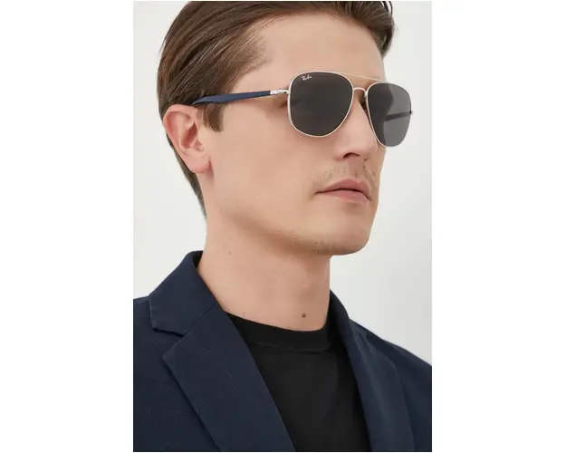 Ray-Ban ochelari de soare culoarea gri