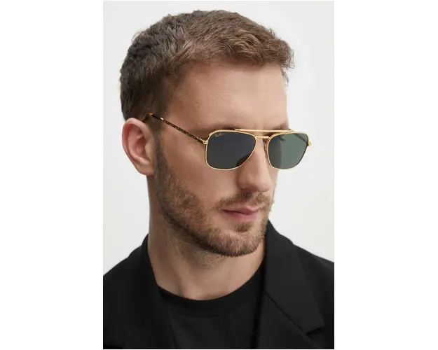 Ray-Ban ochelari de soare culoarea auriu