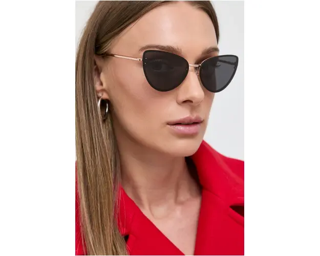 Daniel Wellington ochelari de soare culoarea negru