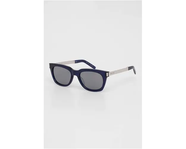 Saint Laurent ochelari de soare culoarea albastru marin