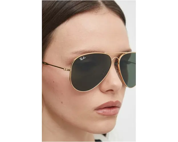 Ray-Ban ochelari de soare culoarea auriu