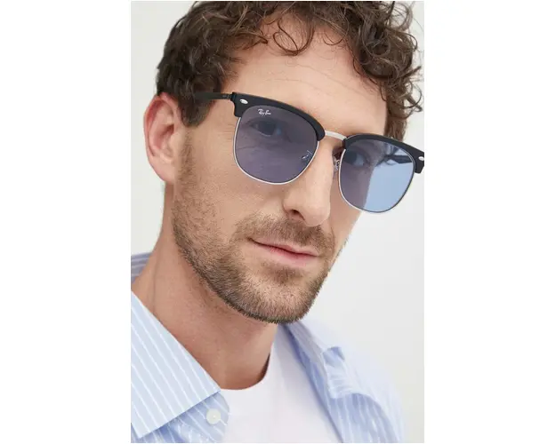 Ray-Ban ochelari de soare culoarea negru, 0RB4418D