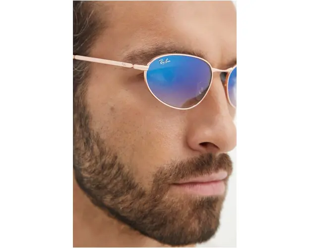 Ray-Ban ochelari de soare culoarea auriu, 0RB3734