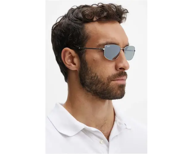Ray-Ban ochelari de soare culoarea argintiu, 0RB3732