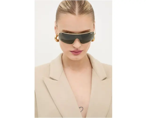 Ray-Ban ochelari de soare WINGS III culoarea auriu, 0RB3897