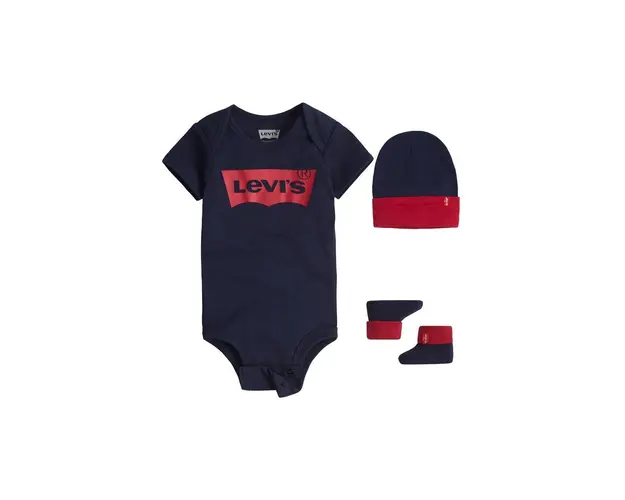 Levi's Compleu bebe culoarea albastru marin