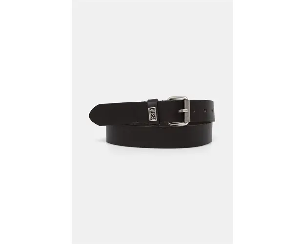 Diesel curea de piele B-BISCOTTO-LOOP barbati, culoarea negru, X09798.PR227