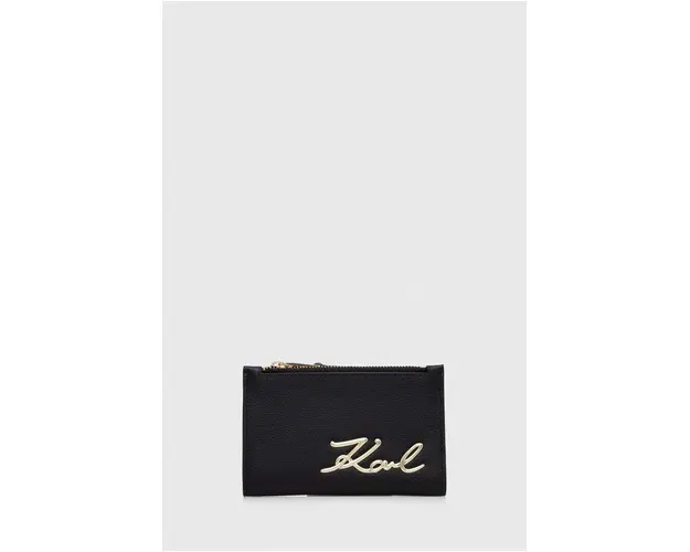 Karl Lagerfeld portofel femei, culoarea negru