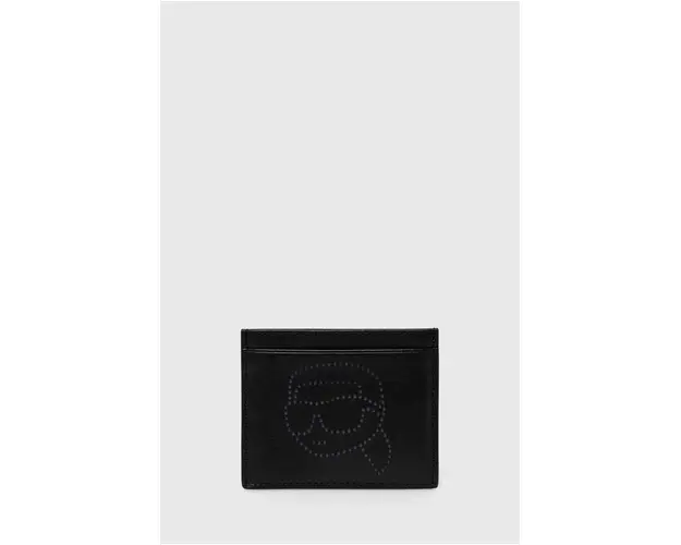 Karl Lagerfeld carcasa din piele culoarea negru