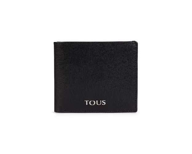 Tous portofel de piele barbati, culoarea negru