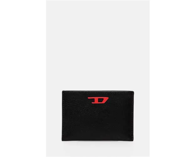 Diesel carcasa din piele RAVE CARD CASE culoarea negru, X09904.P3738