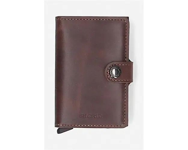 Secrid portofel culoarea bordo, Portfel Secrid Miniwallet Vintage MV-Chocolate